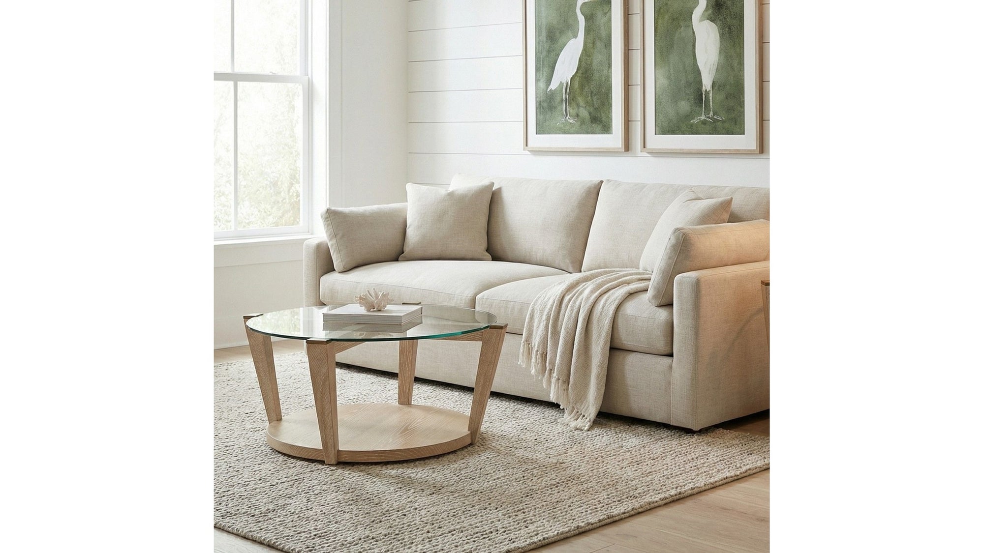 Dunes - Cocktail Table - Bleached Oak