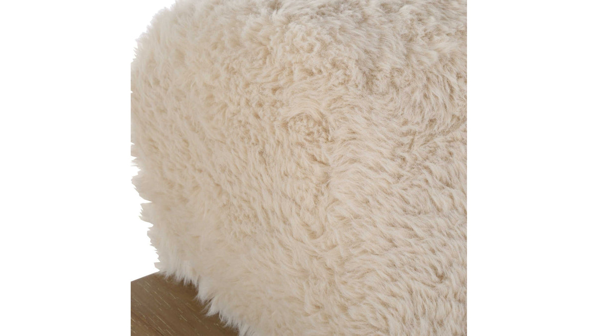Jackson - Sheepskin Accent Chair - Light Brown