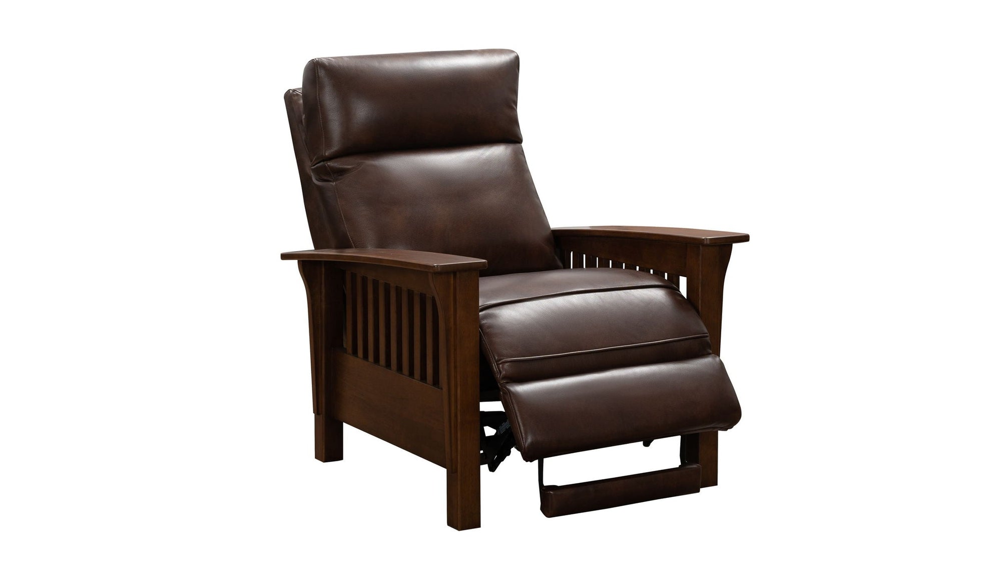 Artisan - Power Recliner-With Power Headrest - Dark Brown