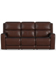 Oasis - Power Reclining Sofa With Power Headrests, Lumbar, Heat & Massage