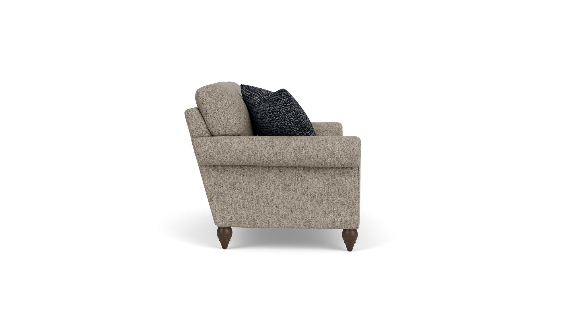 Moxy - Fabric Loveseat With Rolled Arms