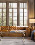 MS - Glover Power Reclining Sofa With Power Headrest - Brown