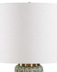 Hensley - Table Lamp - Ivory & Green