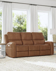 Linden - Power Reclining Sofa With Power Headrests & Lumbar