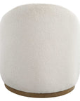 Swirl - Swivel Sheepskin Ottoman
