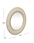 Biedel - Wall Mirror - Light Brown