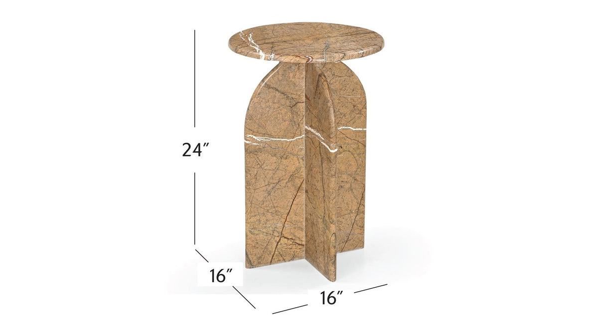 Abbey - Accent Table - Amber