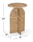 Abbey - Accent Table - Amber