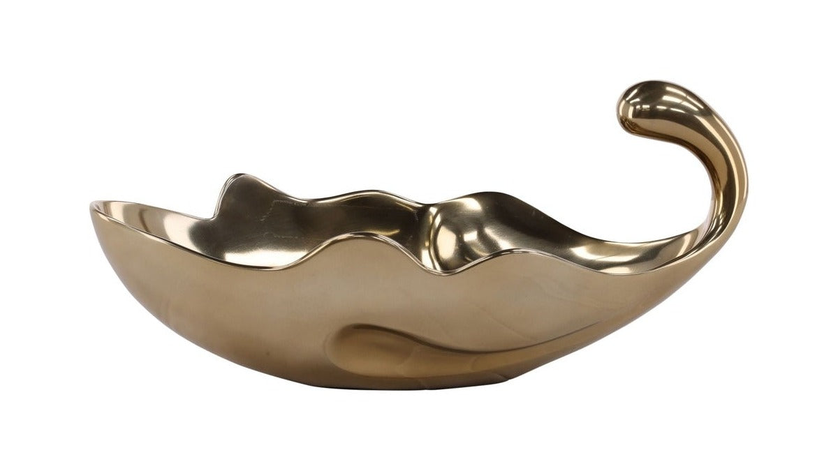 Elongated Bowl Set Set of 2 - Bronze / Gold
