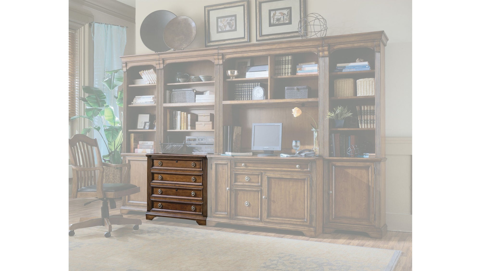 Brookhaven - Lateral File - Dark Brown
