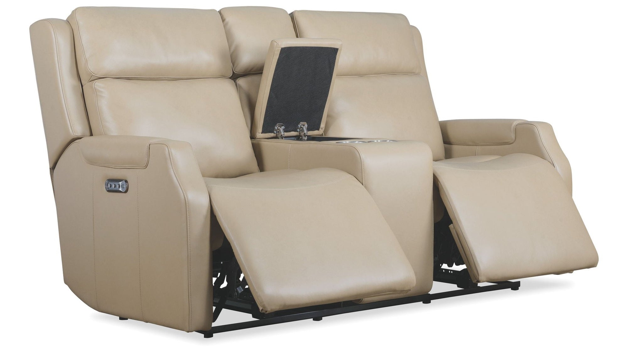 MS - Nelson Zero Gravity Power Console Loveseat With Power Headrests And Lumbar