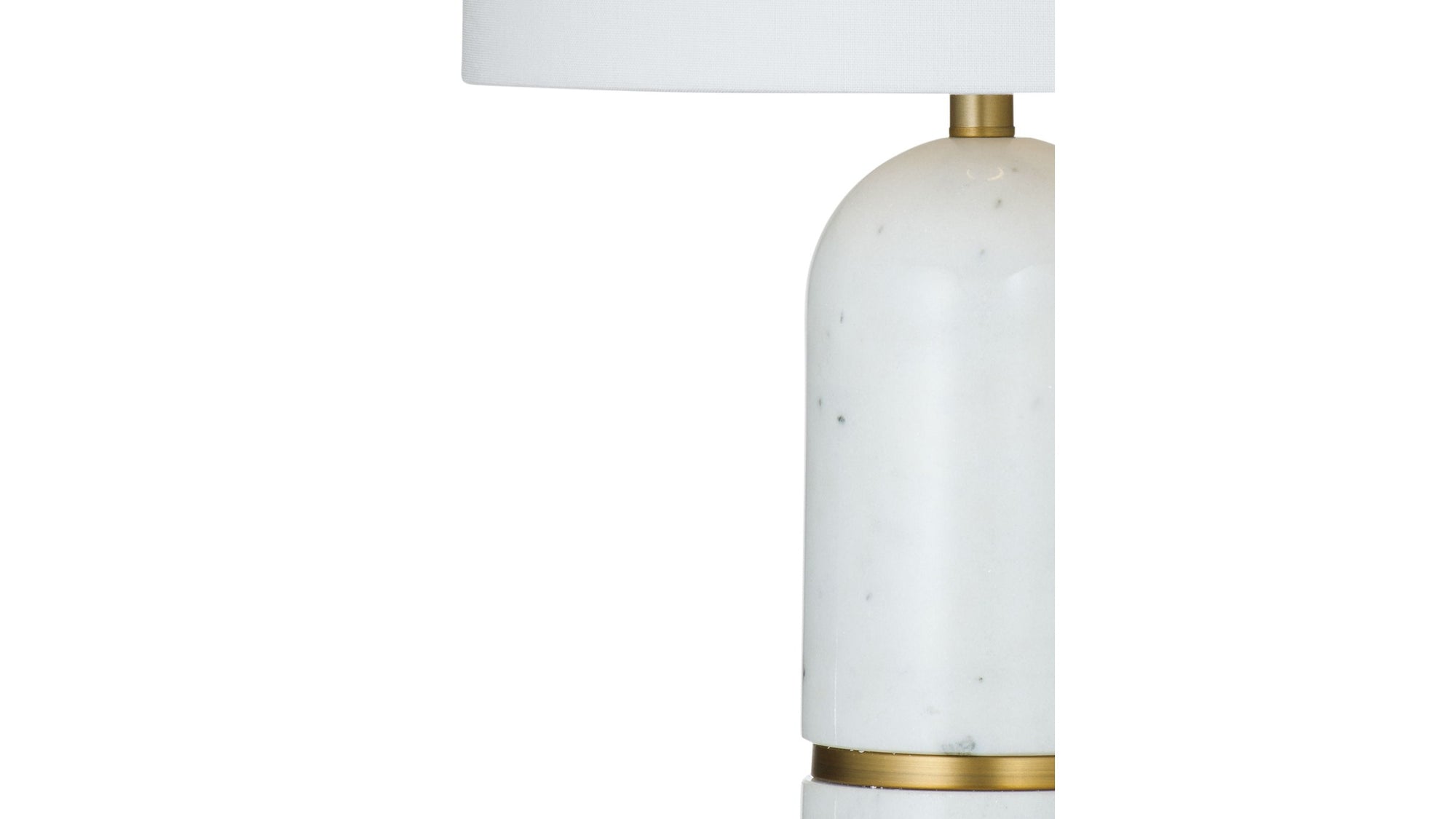 Wake - Table Lamp - White / Brass