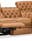 MS - Glover Power Reclining Sofa With Power Headrest - Brown