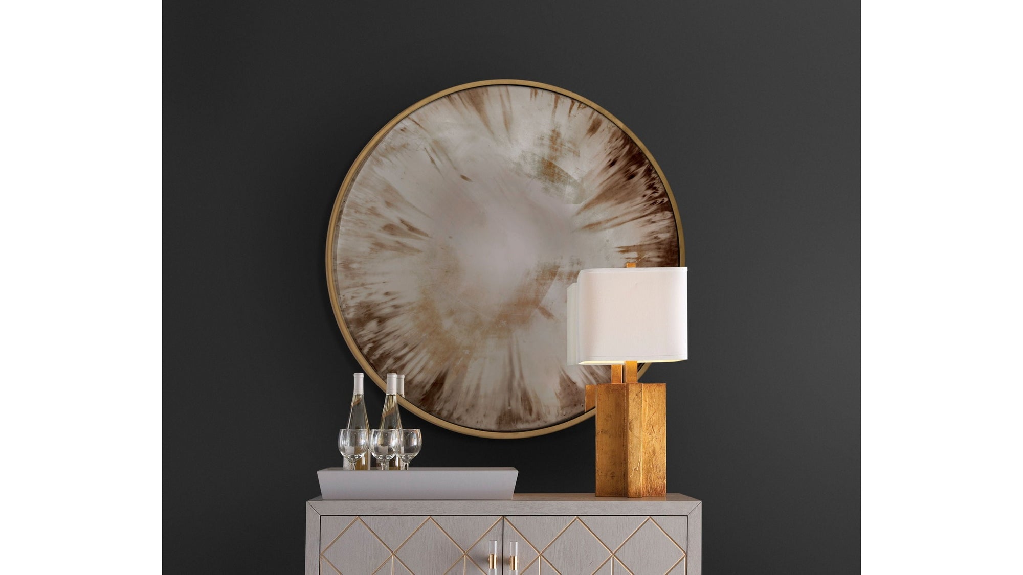 Hovland - Wall Mirror - Gold