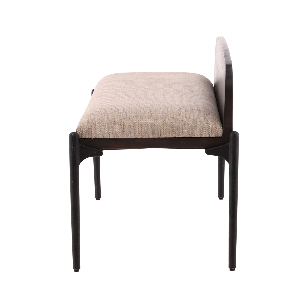 Estelle - Bench - Dark Brown / Beige