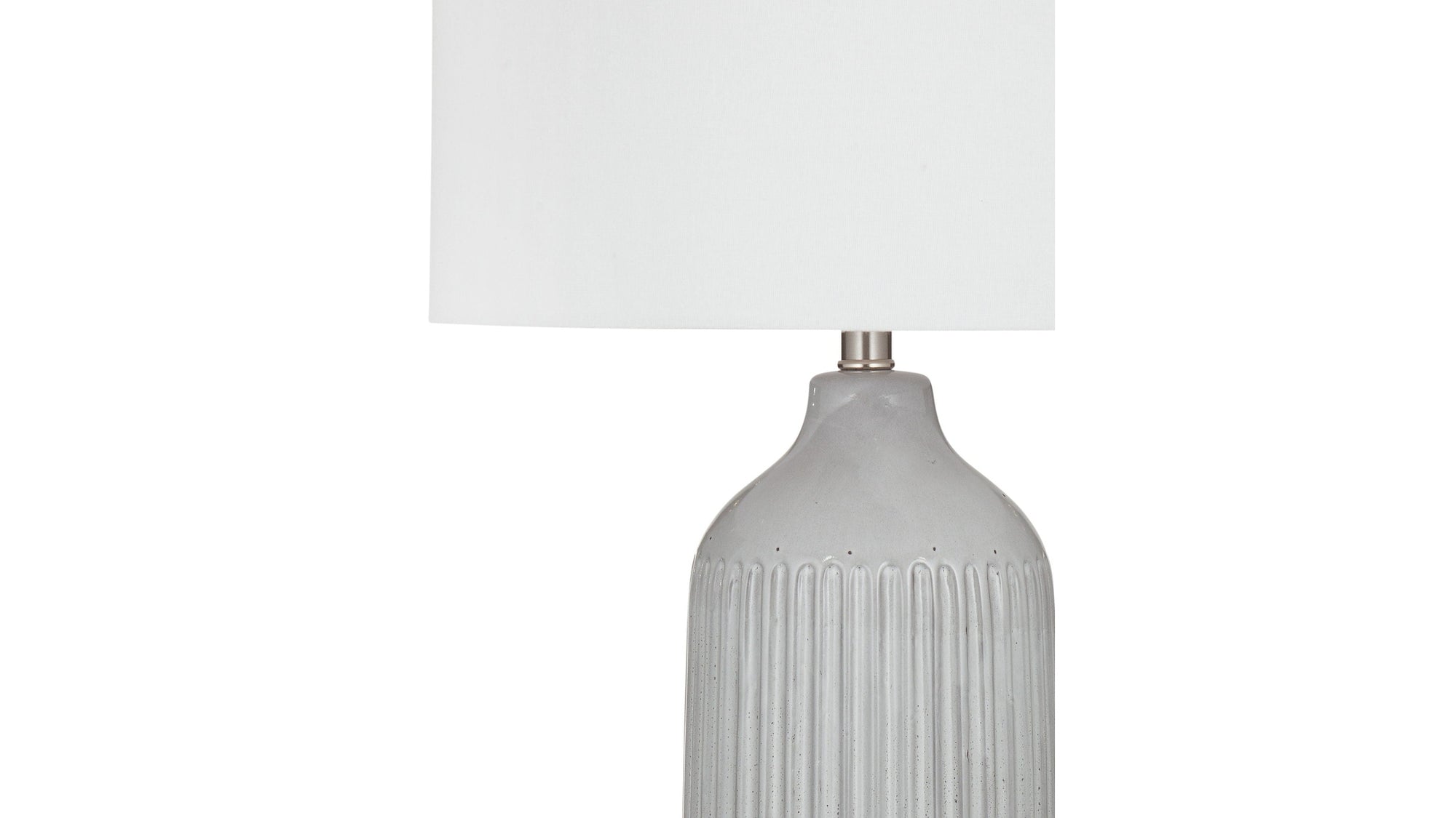 Dorchester - Table Lamp - Gray / White