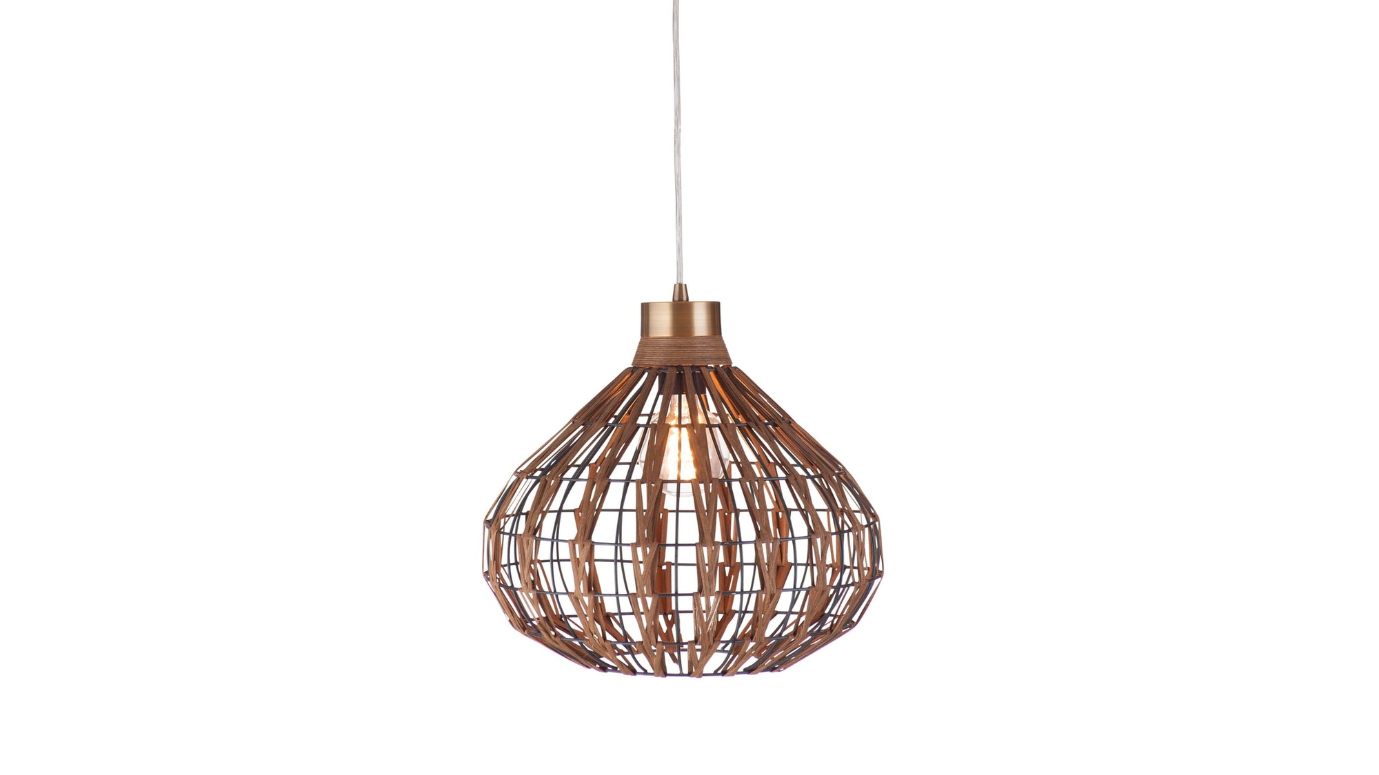 Pepper - Moon Pendant - Brown
