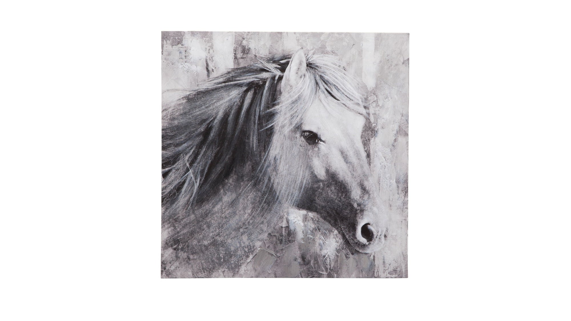 Meg Canvas Art - Dark Gray