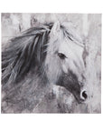 Meg Canvas Art - Dark Gray