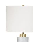Savoy - Table Lamp - White / Brushed Gold