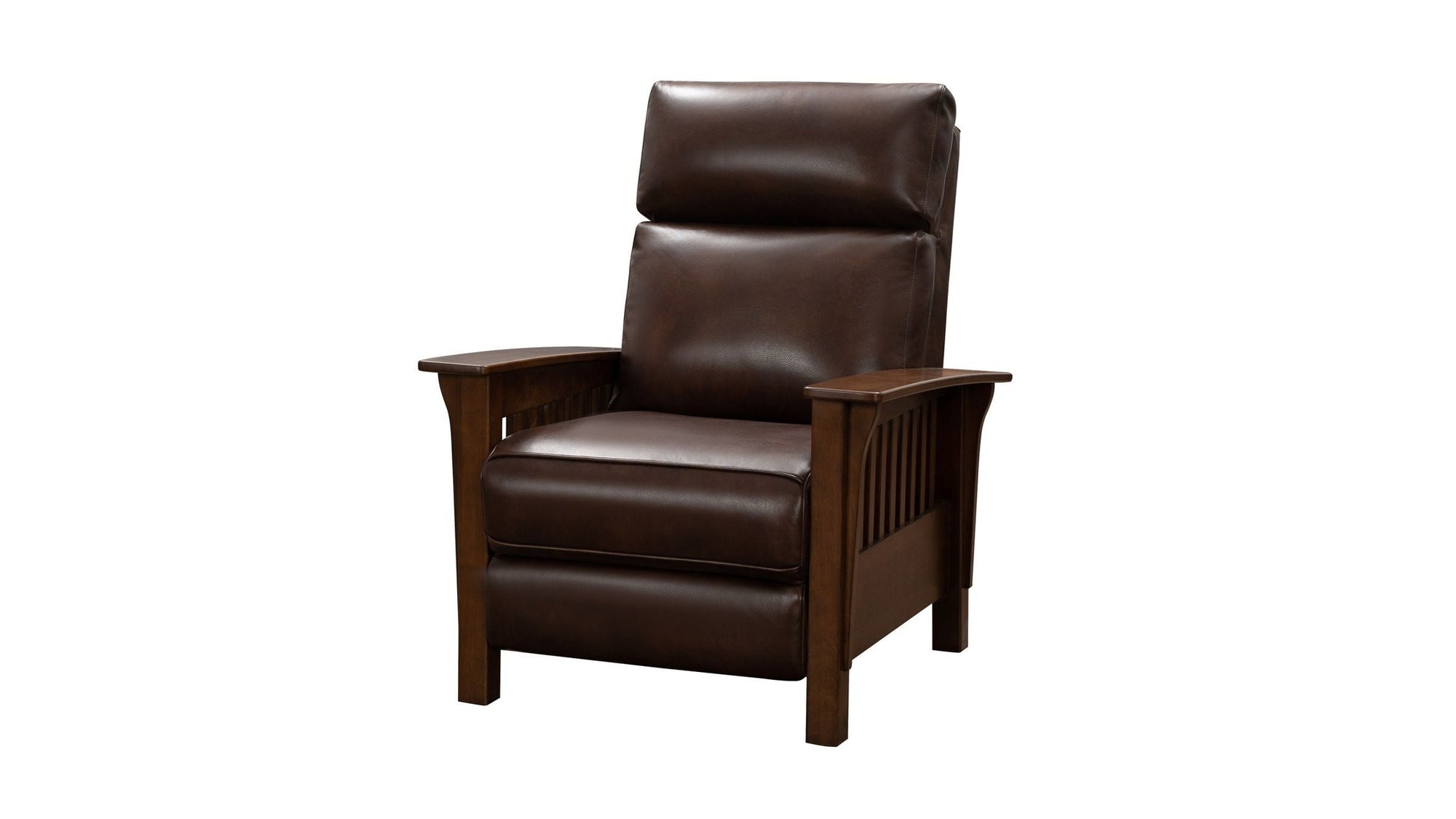 Artisan - Power Recliner-With Power Headrest - Dark Brown