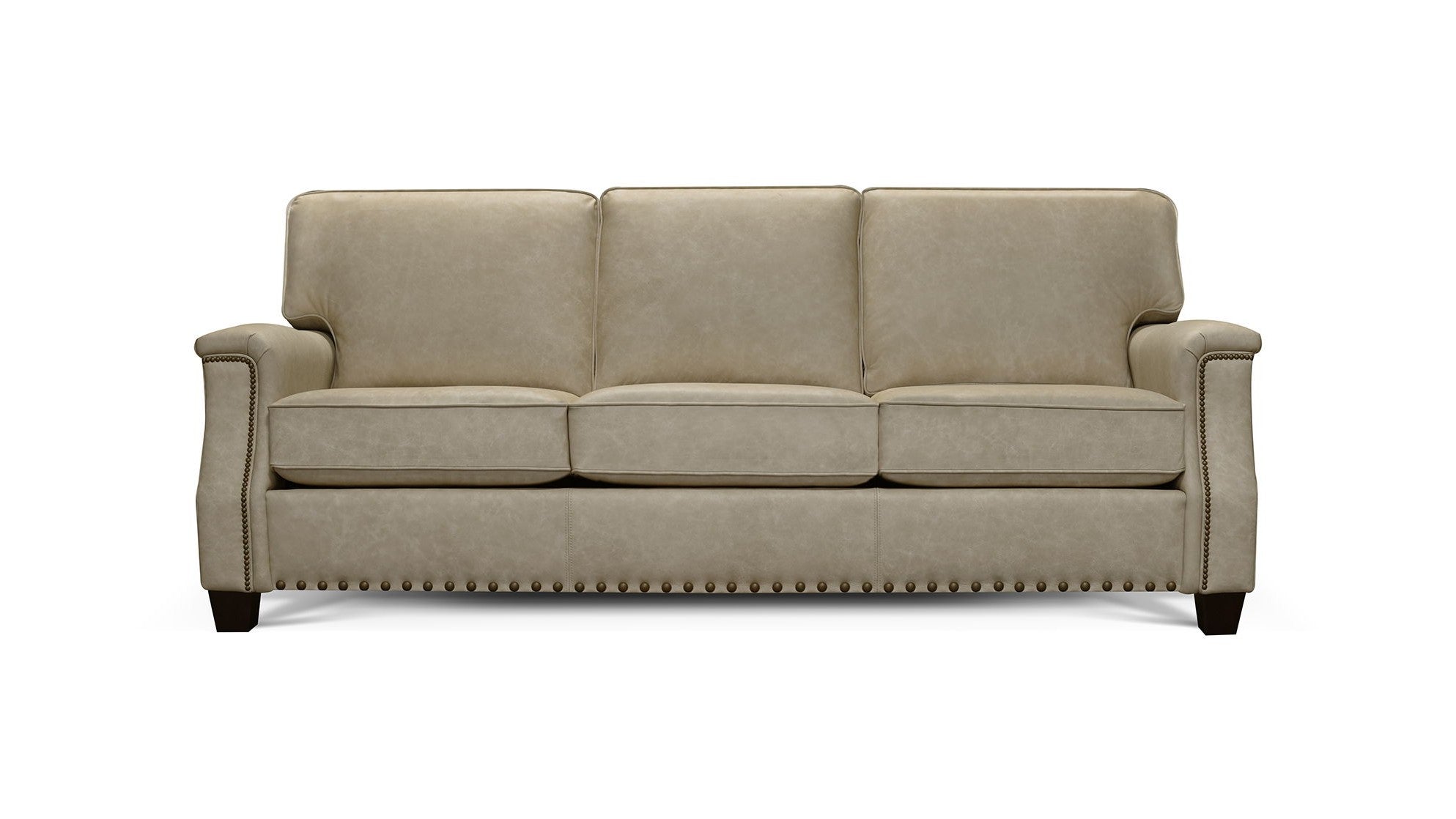 Salem - Leather Sofa With Nails