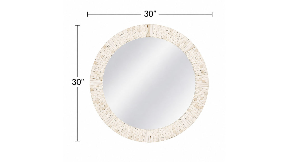 Getty - Wall Mirror - Cream