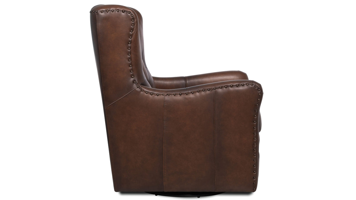 CC - Senda Swivel Chair - Dark Brown