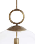 Calix - Large Blown Glass 1 Light Pendant - White