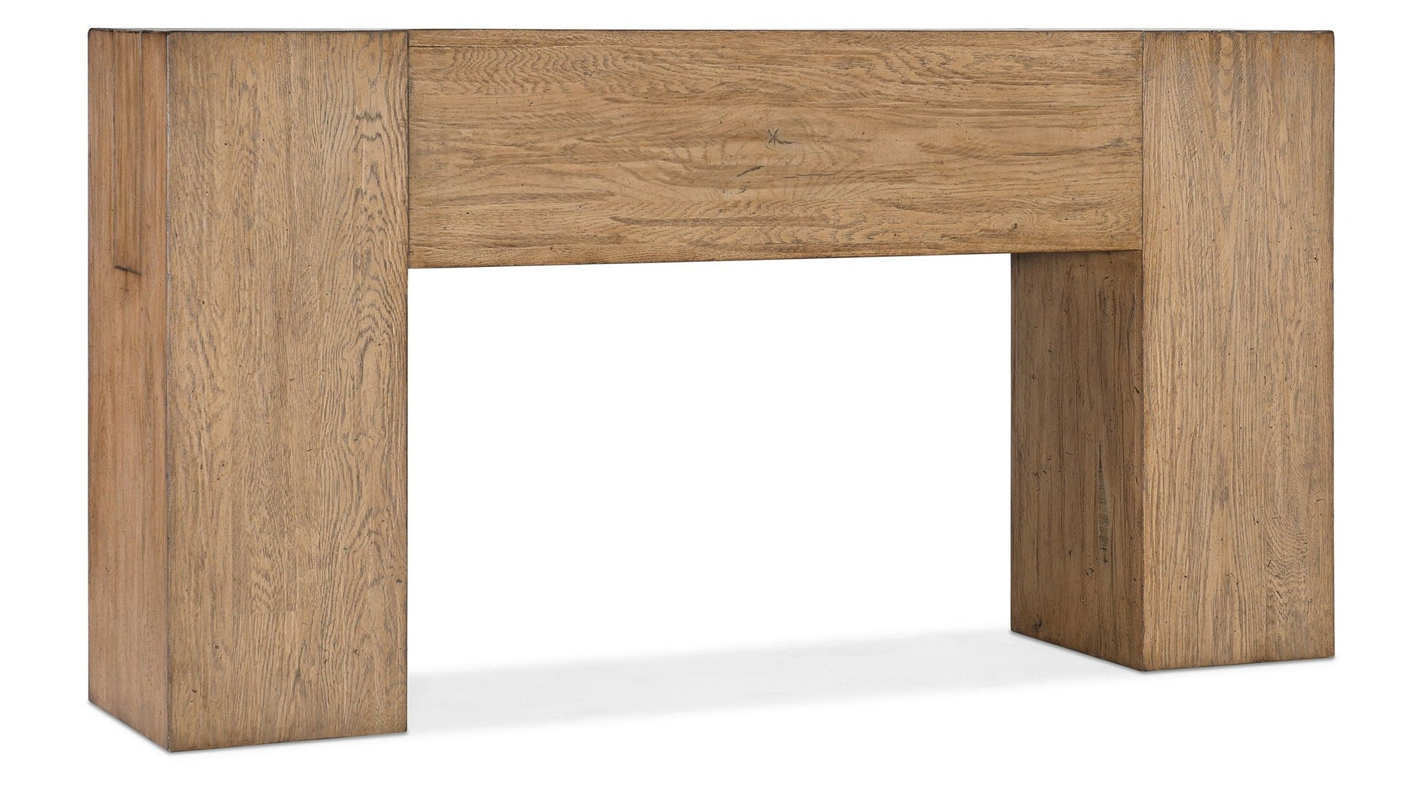 Commerce And Market - Wooden Console - Light Brown
