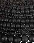 Persephone - Bead 1 Light Pendant - Black