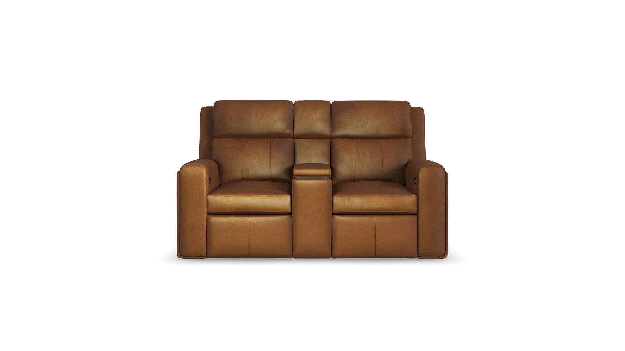 Wyatt - Power Reclining Loveseat With Console &amp; Power Headrests &amp; Lumbar
