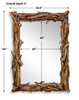 Rooted - Reflection Mirror - Natural