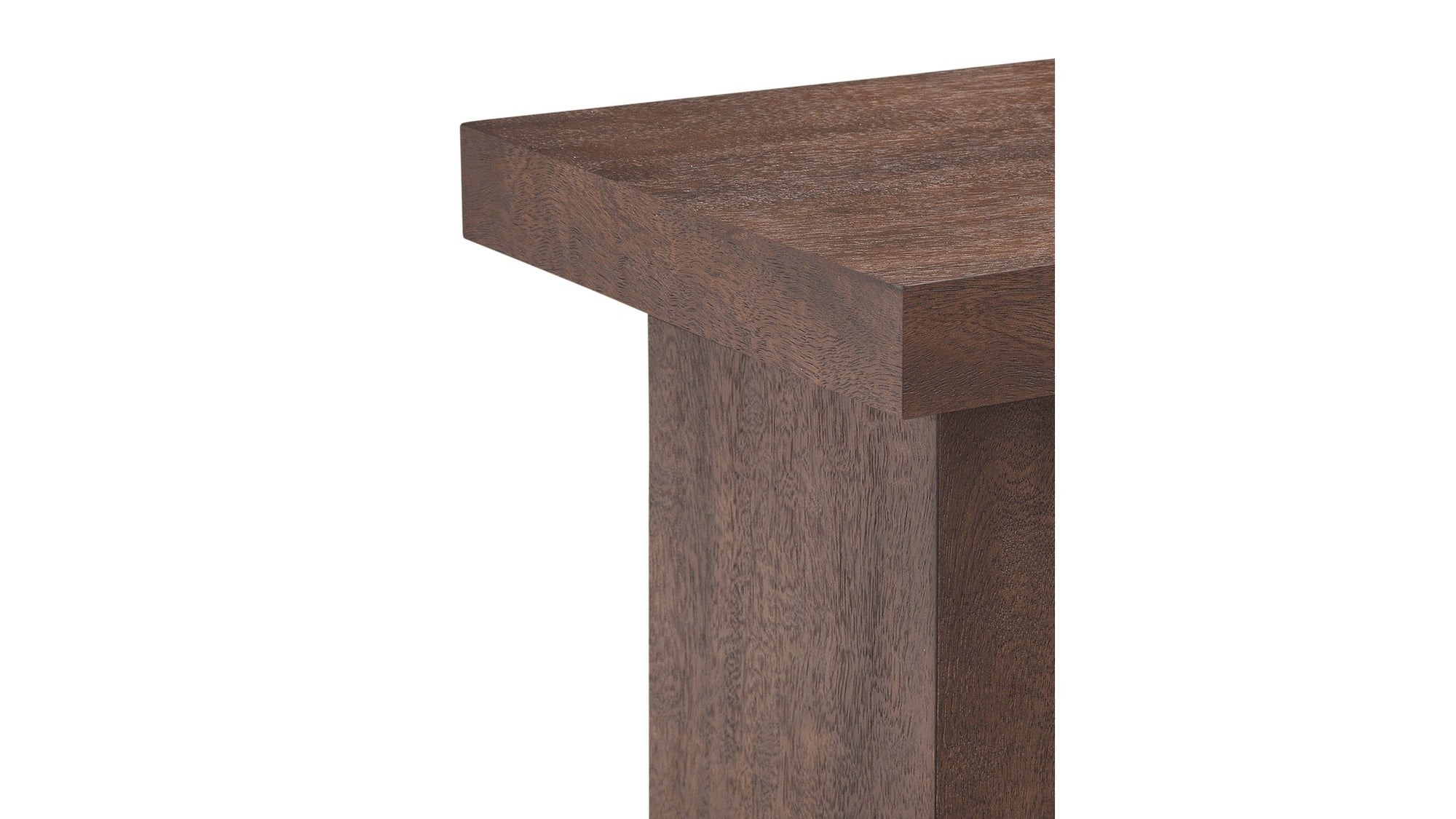 Padula - Large End Table - Brown Oak