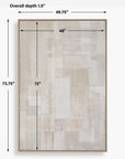 Erase - Canvas Abstract Art - Gray