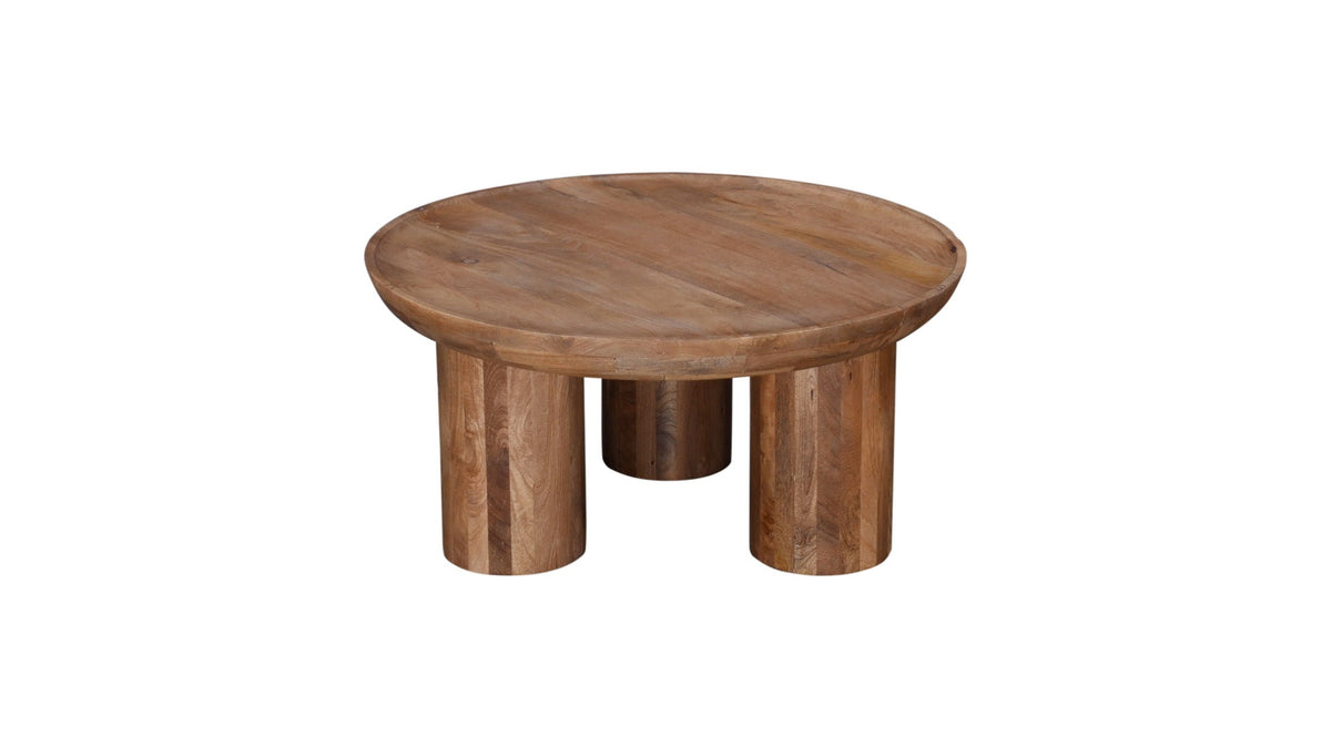 Blair - Round Cocktail Table - Dark Brown