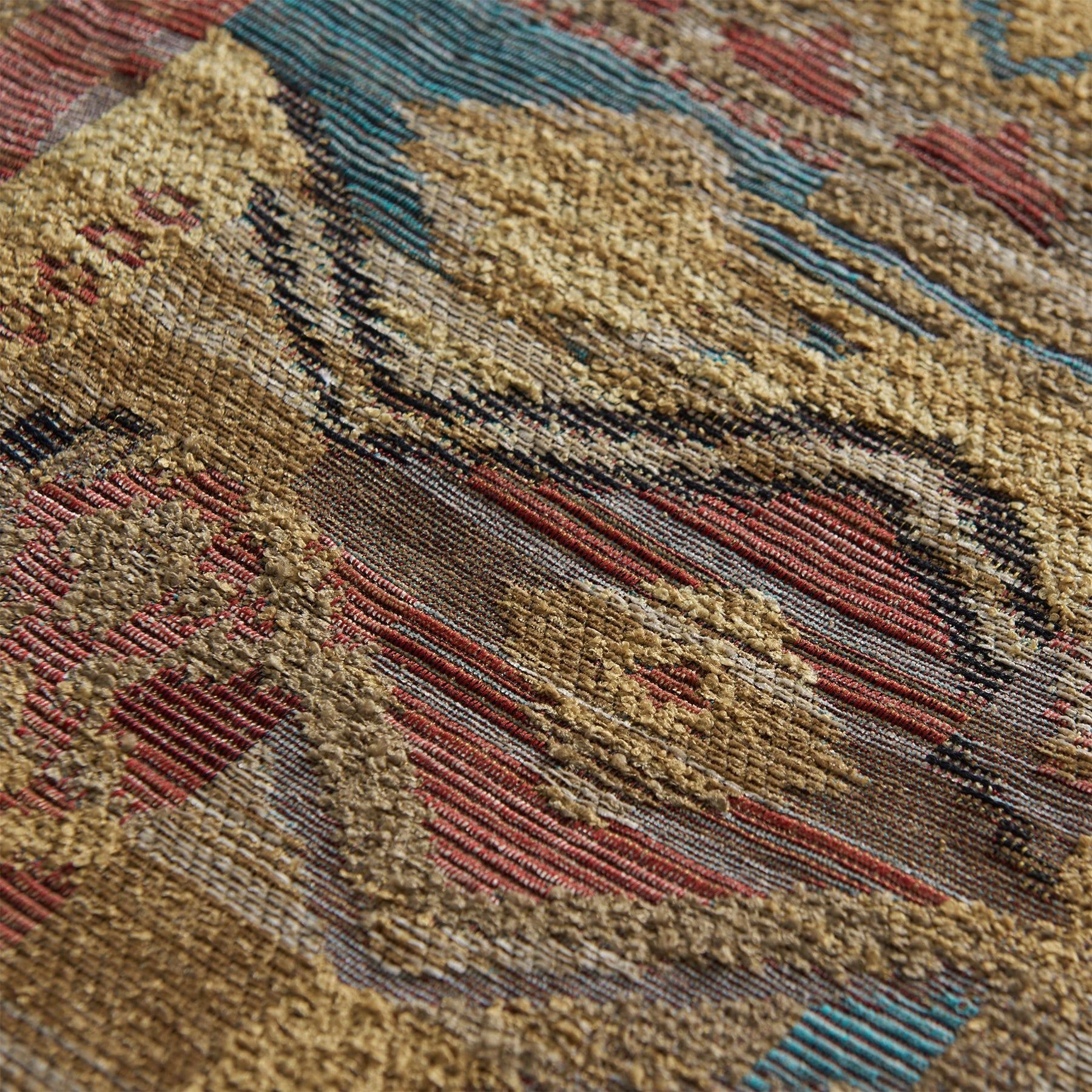 Ruidoso - Full Comforter Set (Set of 4) - Gold / Red / Blue