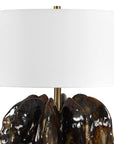 Jaudon - Glass Table Lamp - Brown