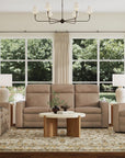 Dutch - Power Reclining Sofa With Console, Power Headrest, & Lumbar