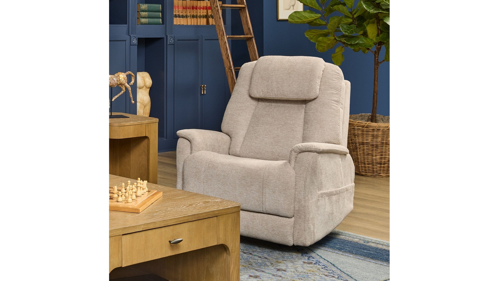 Zecliner Model 3+ Petite - Power Lift Recliner With Power Headrest, Lumbar, Heat &amp; Massage
