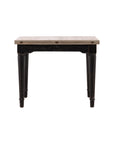 Elaine - Extension Dining Table - Black / Light Brown