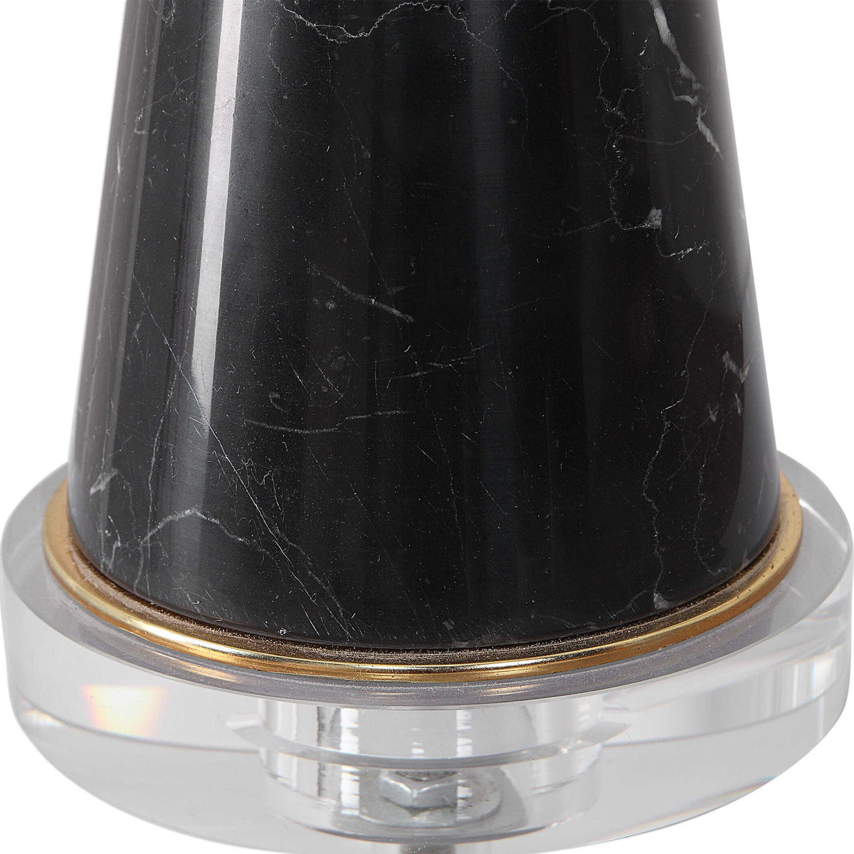 Alastair - Marble Table Lamp - Black