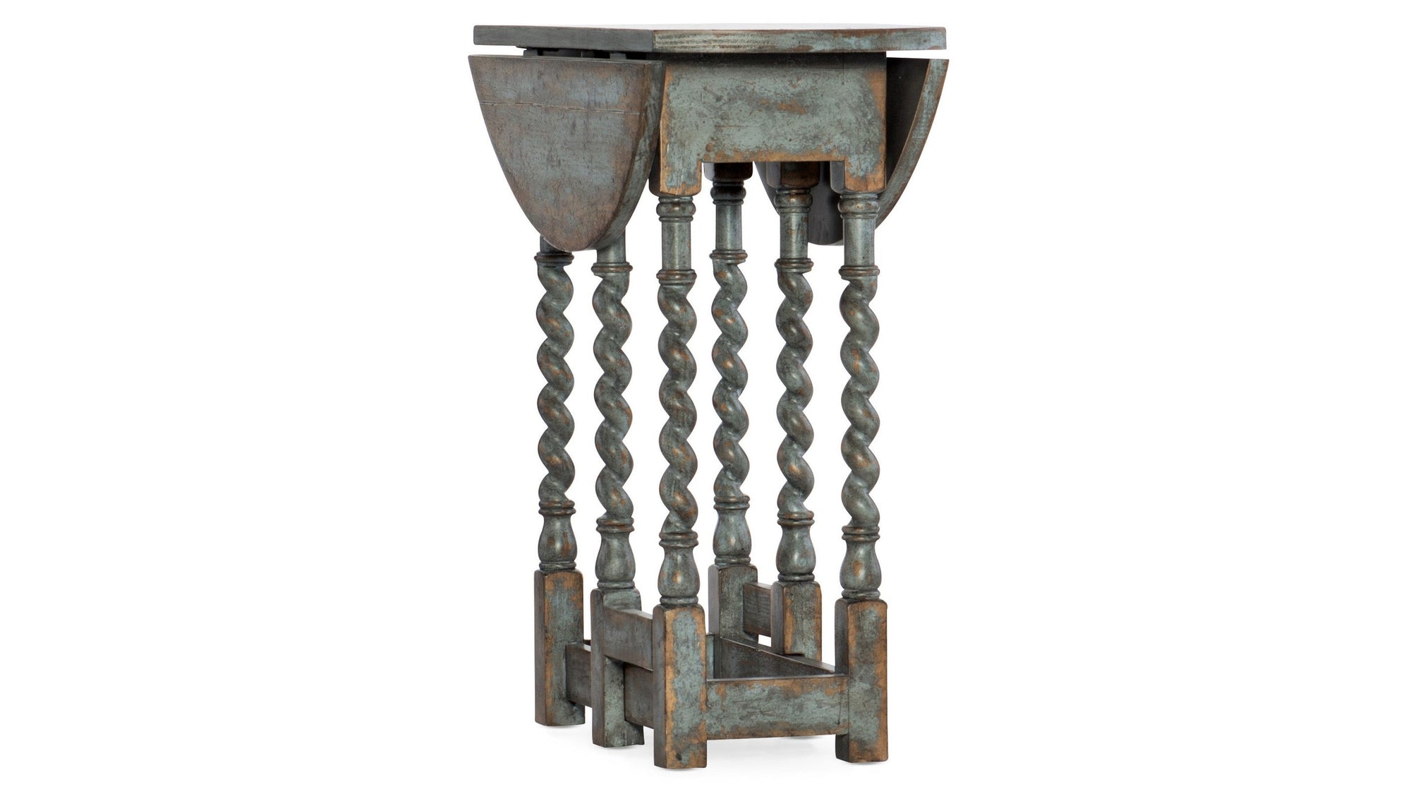 La Grange - Prause Gate Leg Round Table - Light Blue