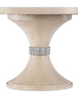 Nouveau Chic - Round Pedestal Dining Table - Light Brown