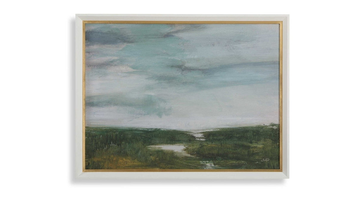 The Path Of The Water - Framed Print
