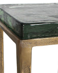 Preston - Square Accent Table - Brass,Gold