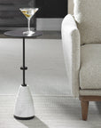 Kincaid - Metal Drink Table - White
