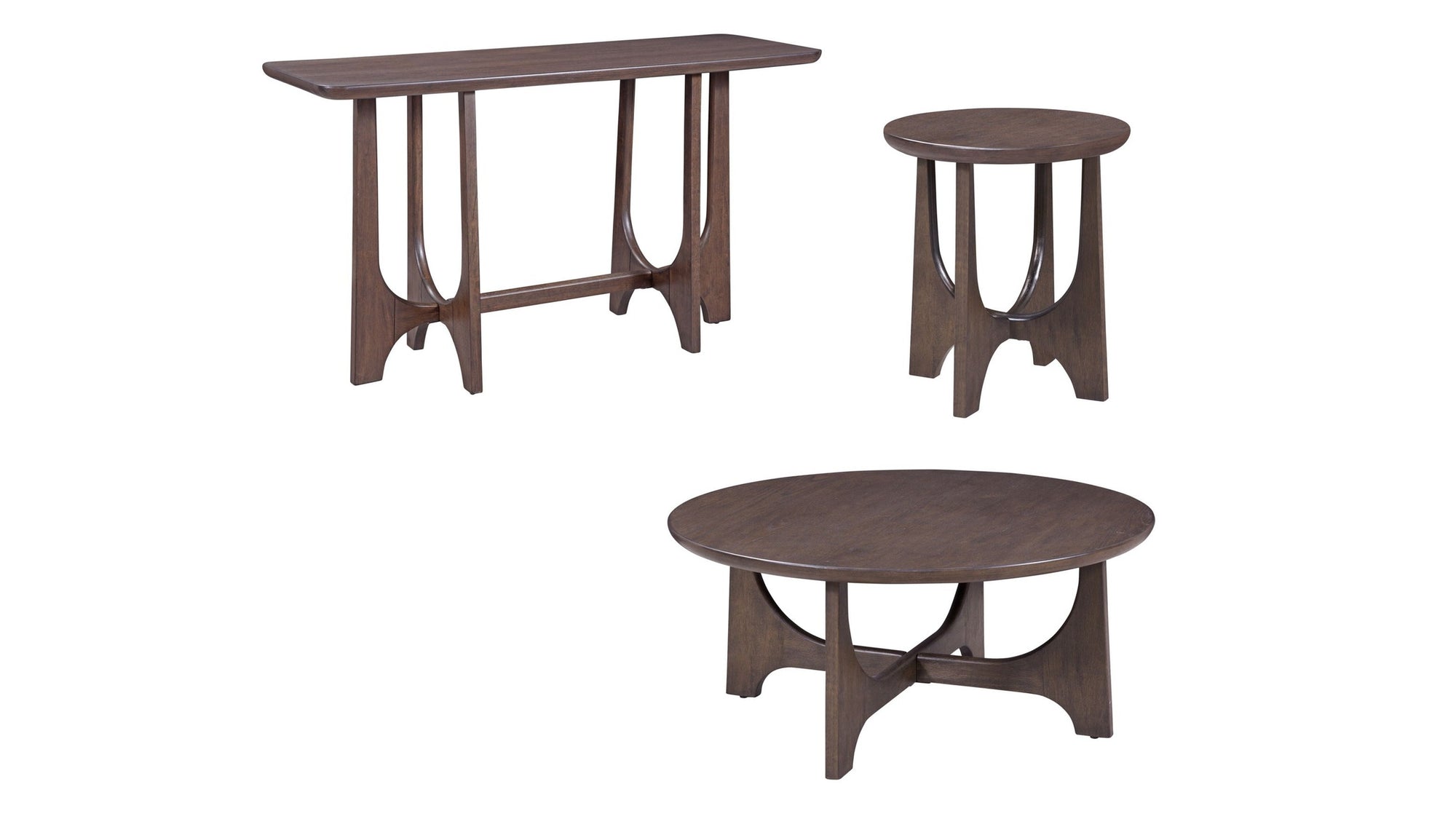 Dunnigan - Oak Console - Brown