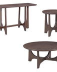 Dunnigan - Oak Console - Brown