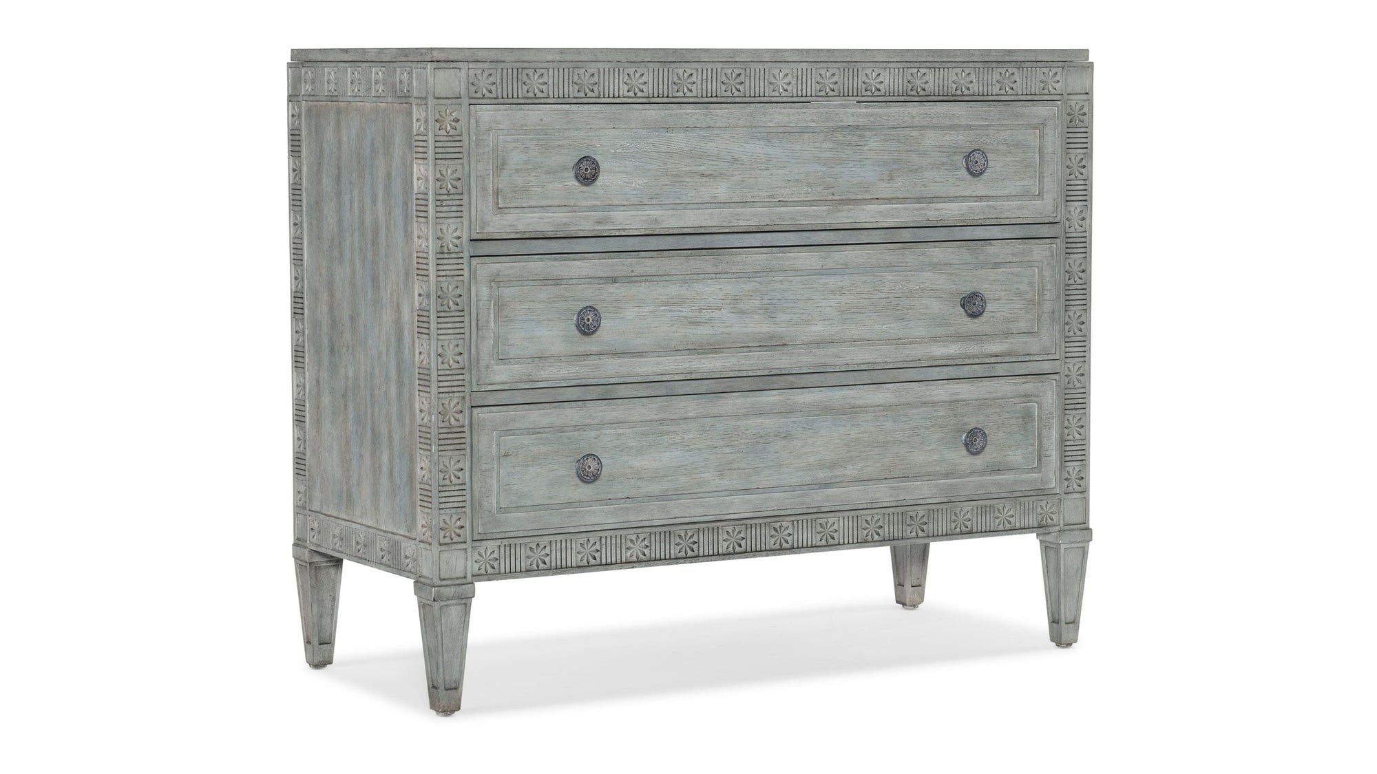 Charleston - Three-Drawer Chest - Light Blue